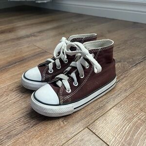 Toddler Converse Brown High-Top Sneakers